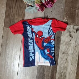 Marvel Infant Toddler Boys Spiderman Soft T-Shirt PJs Size 18 Months EUC